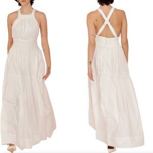 Magali Pascal Odella Maxi Dress in White XS‎